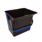 Sort universal rengøringsspand - 6 liter