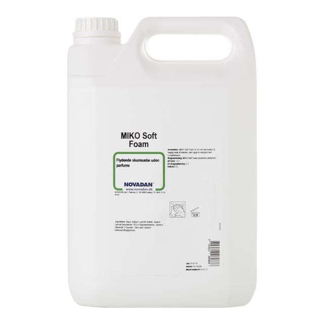 Miko soft foam skumsæbe - 3x5 liter