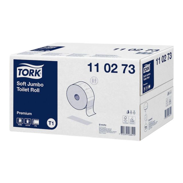 Tork toiletpapir jumbo soft T1- 6 ruller