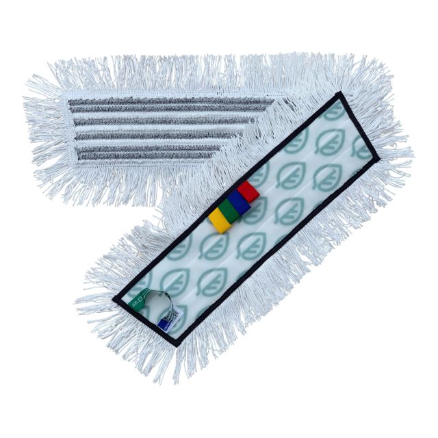 Tør-, fugt- og vådmoppe 40 cm m/velcro