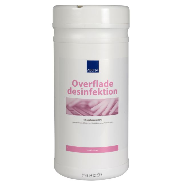 Overfladedesinfektion servietter i box