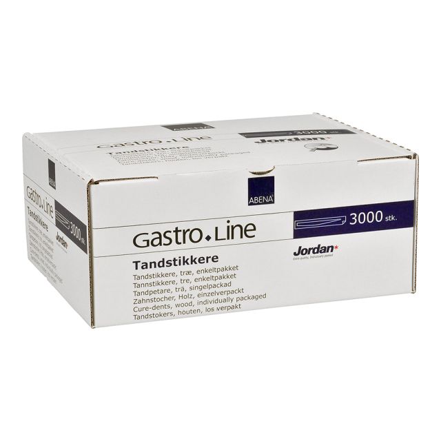 Tandstikker i træ, trekantet 3.000 stk.
