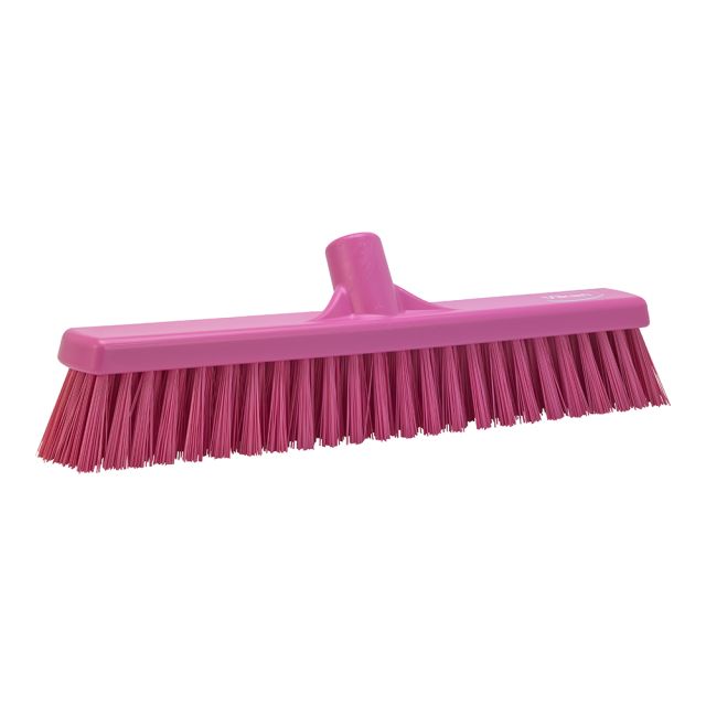 Fejekost - 410 mm - blød/stiv - pink  