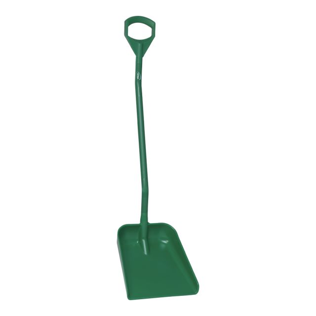 Ergonomisk skovl, 1310 mm - grøn