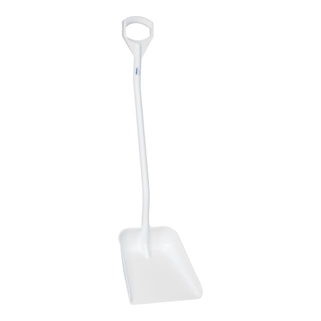 Ergonomisk skovl, 1310 mm - hvid