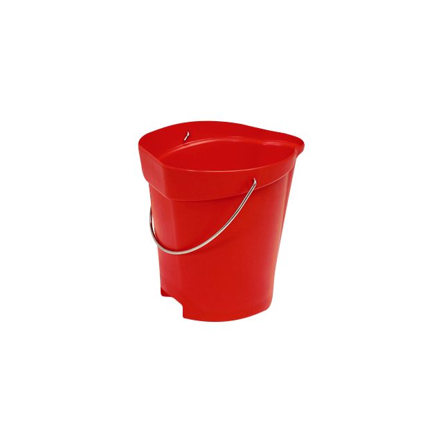 Spand 12 liter - rød