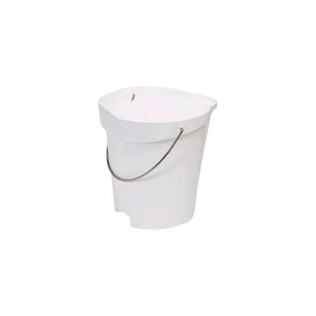Spand 12 liter - hvid