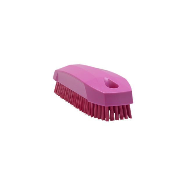 Neglebørste stiv - pink