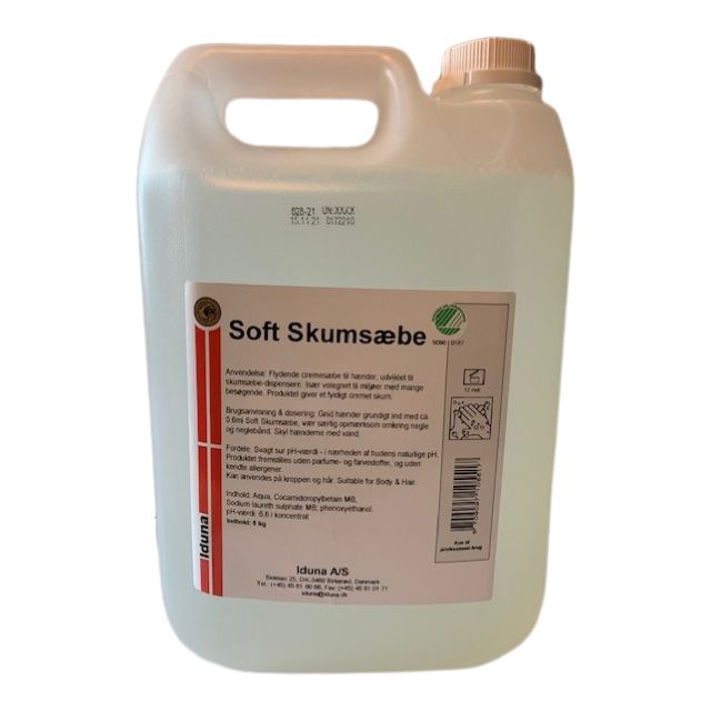 Soft Skumsæbe svanemærket - 5 kg