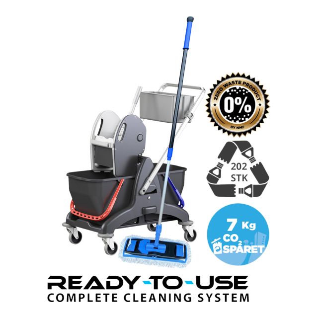 Nordic Recycle Sped Mop System - komplet