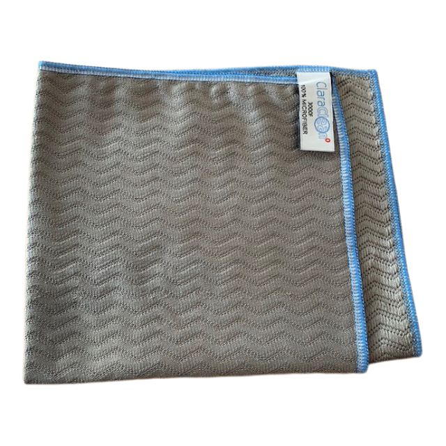 CC microfiber glasklud 32x35 cm, grå