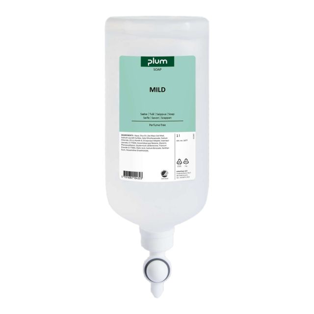 Plum Mild håndsæbe 10x1 liter flaske