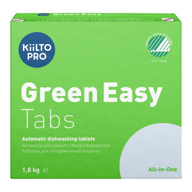 Opvasketabs Kiilto Green Easy - 100 stk.