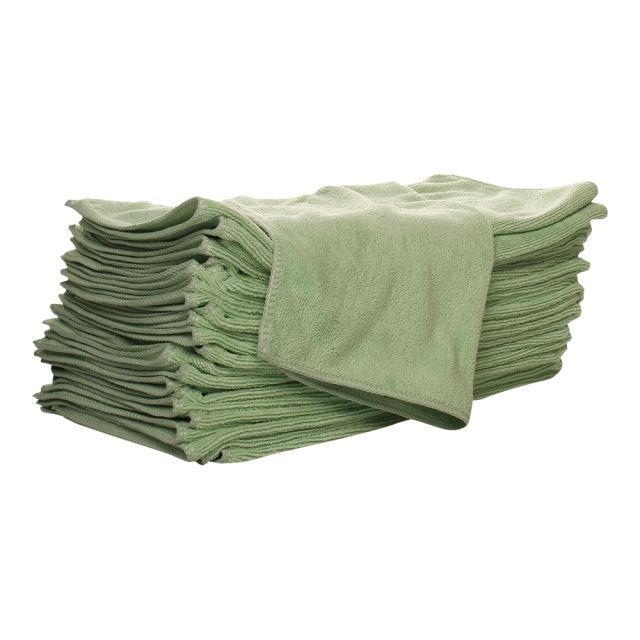 Malkeklud microfiber 32 x 32 cm - grøn