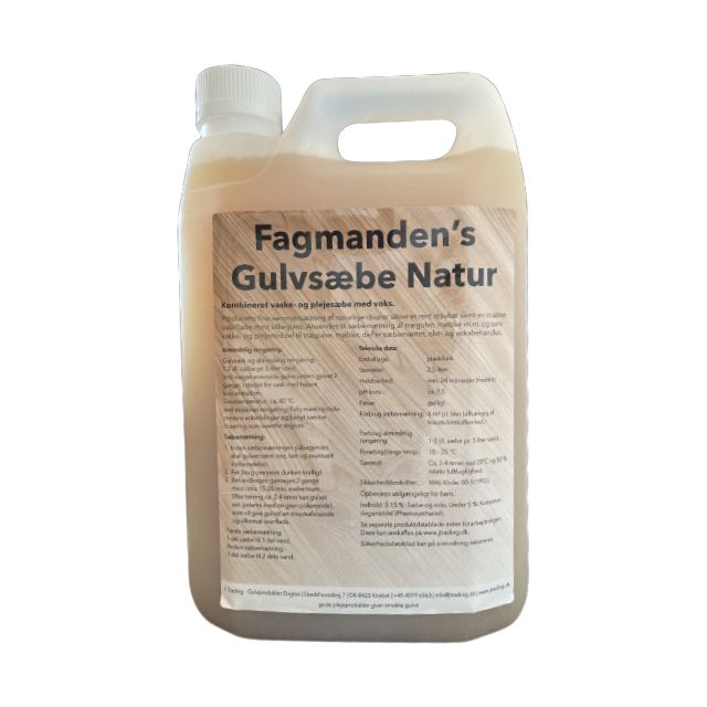 Læs mere om Gulvsæbe natur - 2,5 liter Gulvsæbe natur - 2,5 liter