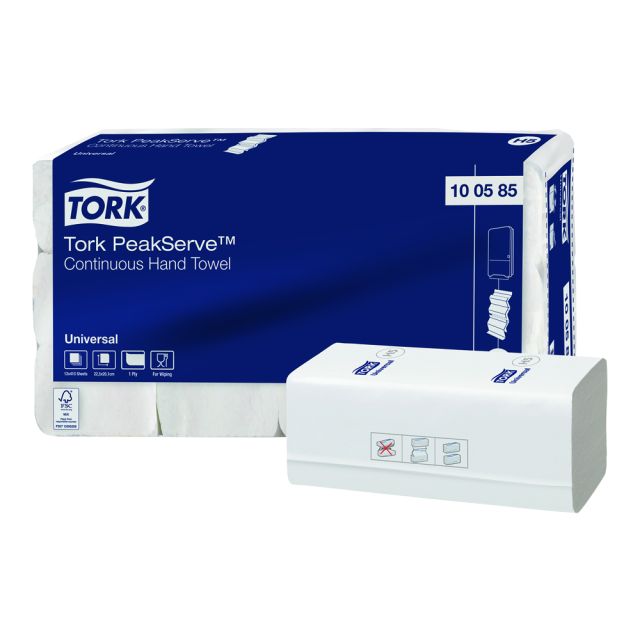 Læs mere om Håndklædeark Tork PeakServe H5, 4920 stk Håndklædeark Tork PeakServe H5, 4920 stk