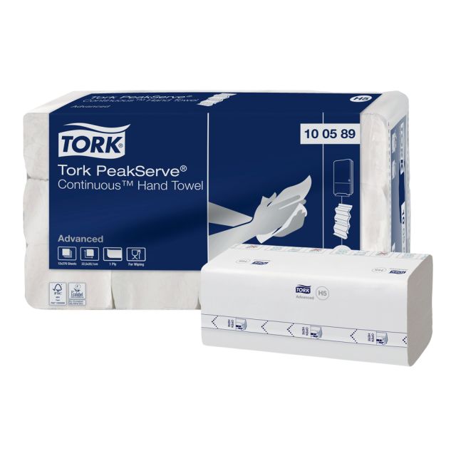 Læs mere om Tork håndklædeark PeakServe H5, 3240 stk Tork håndklædeark PeakServe H5, 3240 stk