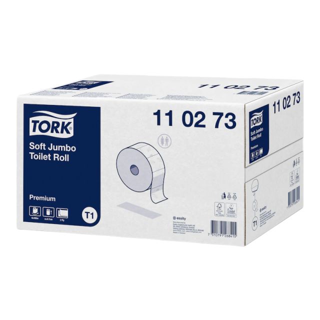 Læs mere om Tork toiletpapir jumbo soft T1- 6 ruller Tork toiletpapir jumbo soft T1- 6 ruller