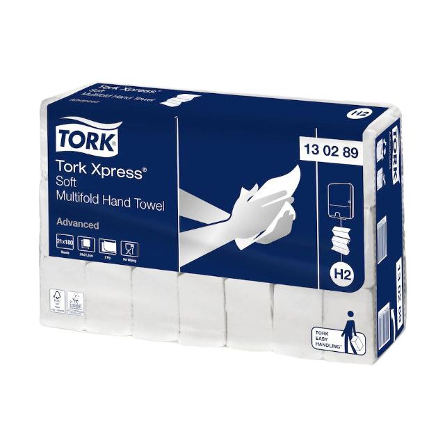 Læs mere om Tork X-press Soft Multifold H2 Tork X-press Soft Multifold H2
