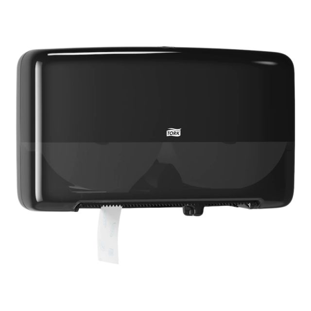 Læs mere om Tork Dispenser Mini Twin T2 - Sort Tork Dispenser Mini Twin T2 - Sort