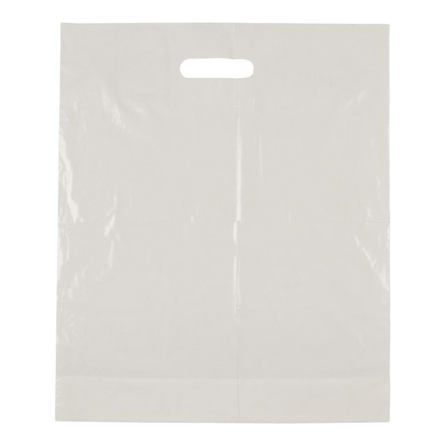 Bærepose 14 liter, hvid - 37,5x45 cm