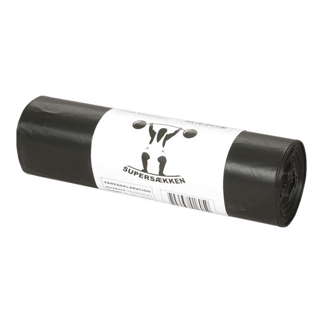 Læs mere om Supersæk plus sort 70x110 cm 100 L 15 rl Supersæk plus sort 70x110 cm 100 L 15 rl