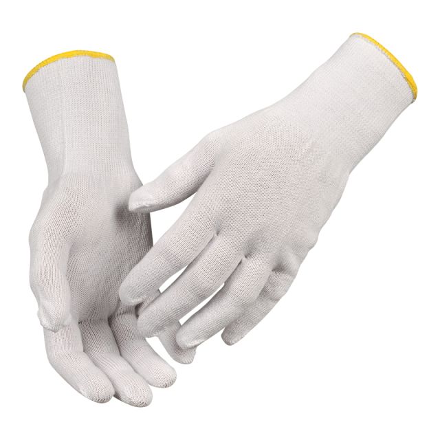 Bomuldshandske, tricot, str 11 - 12 par