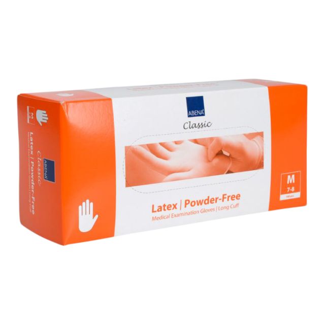 Læs mere om Lang undersøgelseshandske, latex str. M Lang undersøgelseshandske, latex str. M