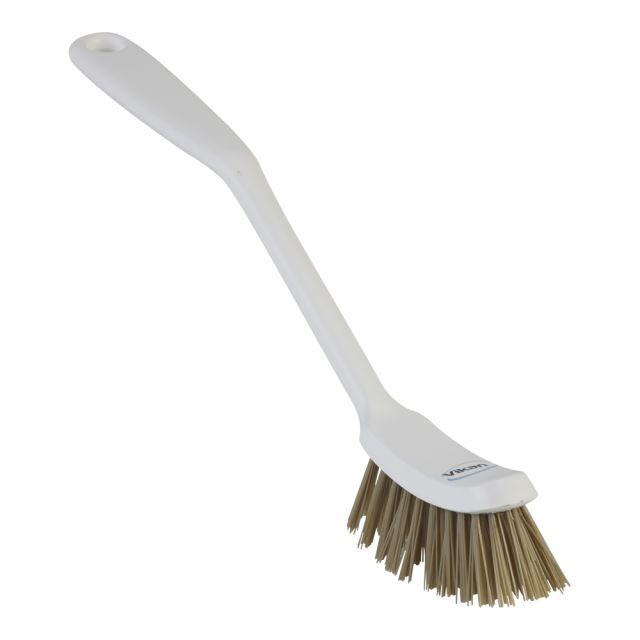 Børste m/varmebest. filamenter - hvid