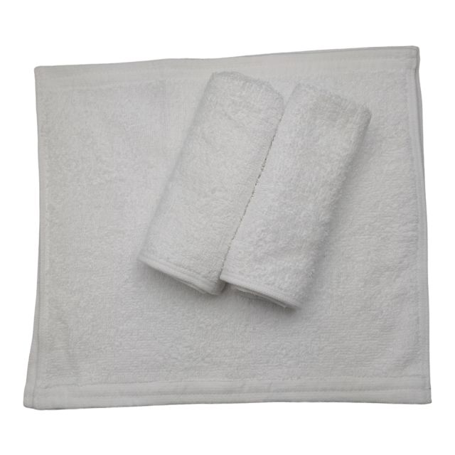 Læs mere om Frotte vaskeklud, hvid 30 x 30 cm Frotte vaskeklud, hvid 30 x 30 cm