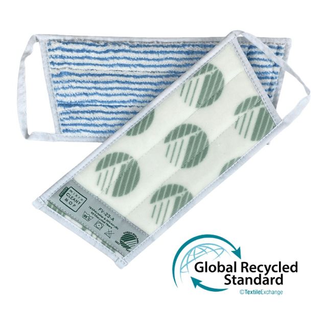 Mikro Cleany mop 25 cm blå m. velcro