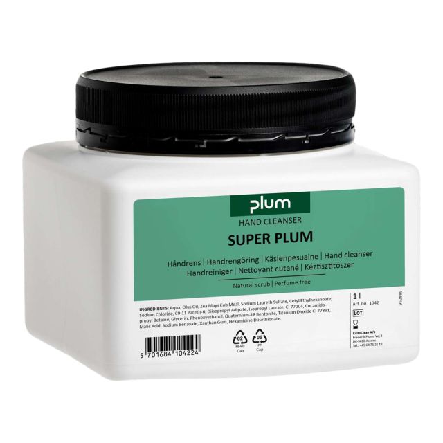 Læs mere om Super Plum håndrens - 12x1 liter dåse Super Plum håndrens - 12x1 liter dåse