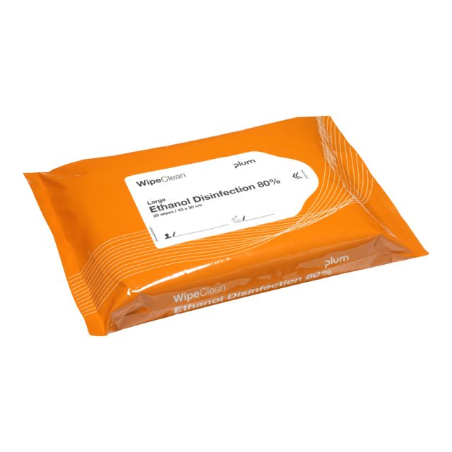 WipeClean Ethanol 80% Disinfection - L