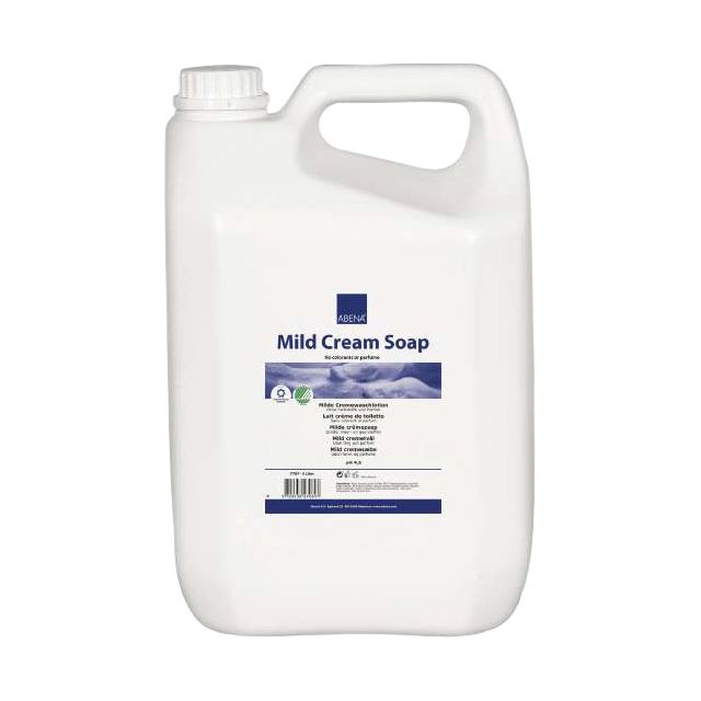 Læs mere om Cremesæbe, Abena u/farve og parf., 5L Cremesæbe, Abena u/farve og parf., 5L