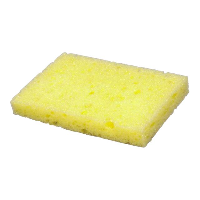 Vaskesvamp, gul, med sæbe - 4000 stk