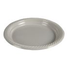 Flergangstallerken grå PP ø23cm 300 stk