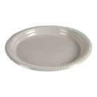 Flergangstallerken grå PP ø26cm 300 stk