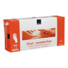 Vinylhandske uden pudder, M -100 stk