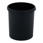 Affaldsspand rund - 30 L - sort